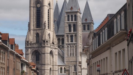 Stadsbezoek van Tournai